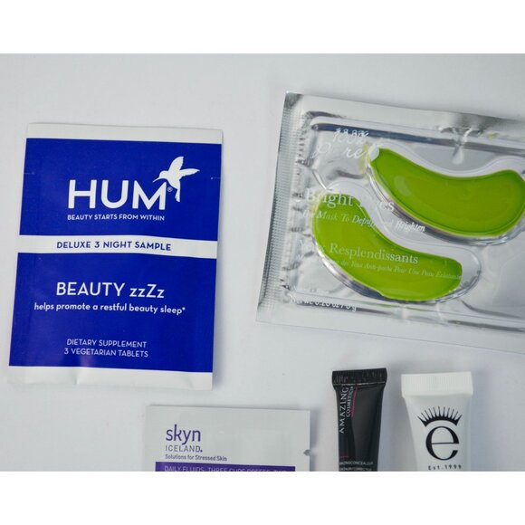 Beauty Samples Lot of 5 Bright Eyes HUM Eyeko Skyn Iceland Amazing Cosmetics - Picture 2 of 4